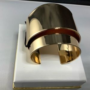 Gold tone cuff